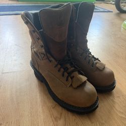 Brand new Georgia boots comfortcore logger boots with vibram soles