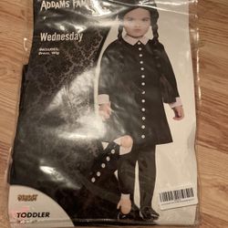 Wednesday Toddler Costume