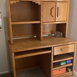 SOLID OAK DESK
