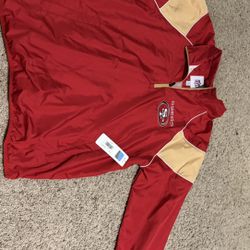 BRAND NEW 49ers windbreaker 
