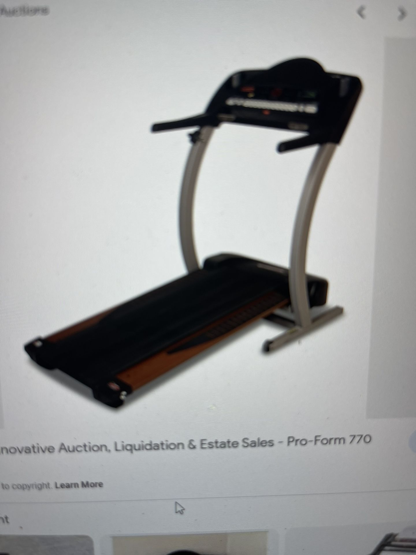 Proform 775 EKG Treadmill /Gym Equipment Space Saver