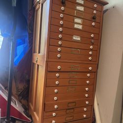 Solid Wood Filing & Storage Cabinet  Hunters Creek Selling ASAP