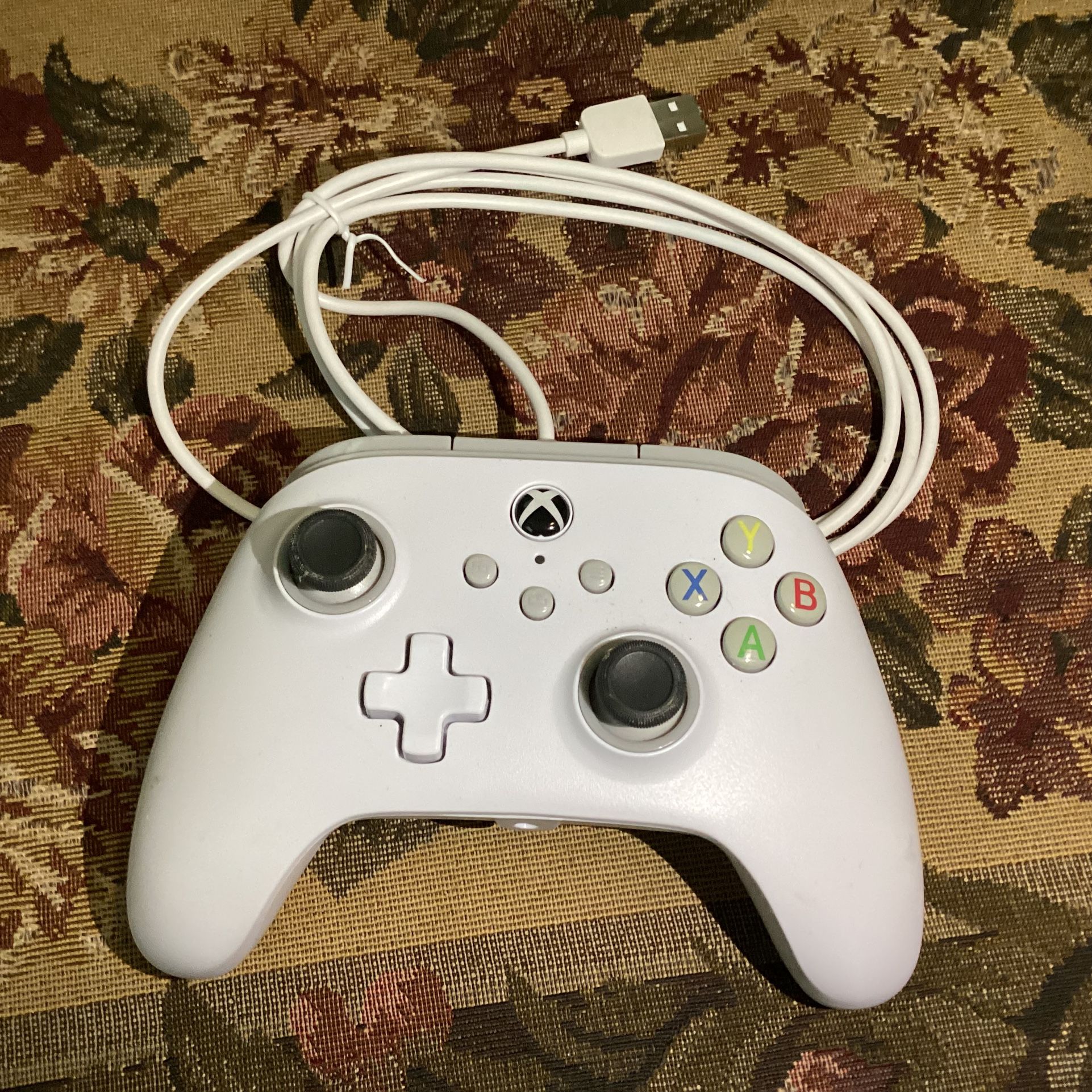Power A Xbox One Controller WIred White Microsoft Pc Gaming