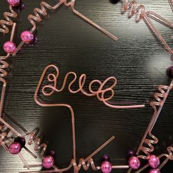 Bachelorette Disco Ball Straws