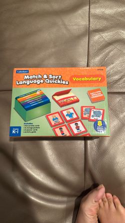 Lakeshore Match And Sort Language Quickies Vocabulary