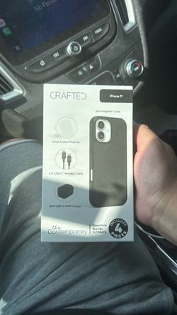 iPhone 17 case crafted with case screen protector and charger