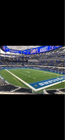 Chargers vs Broncos 2 seats on the aisle!