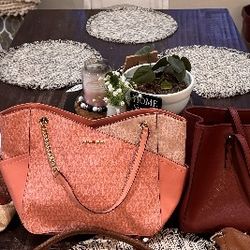 Michael Kors and one Coach purse