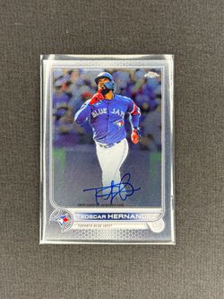 2022 Topps Chrome - Chrome Veteran Autographs Teoscar Hernandez #CVA-TH (AU)