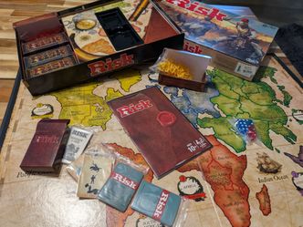 (BR/G) Hasbro Gaming Risk Board Game (see all photos)