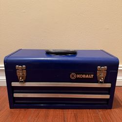 Kobalt Metal Toolbox w/ 2 Drawers  – Heavy-Duty
