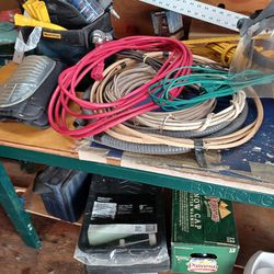 MIX HAND TOOLS METAL RULERS EXTENSION CORDS