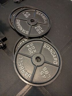 45lbs Olympic weight plates