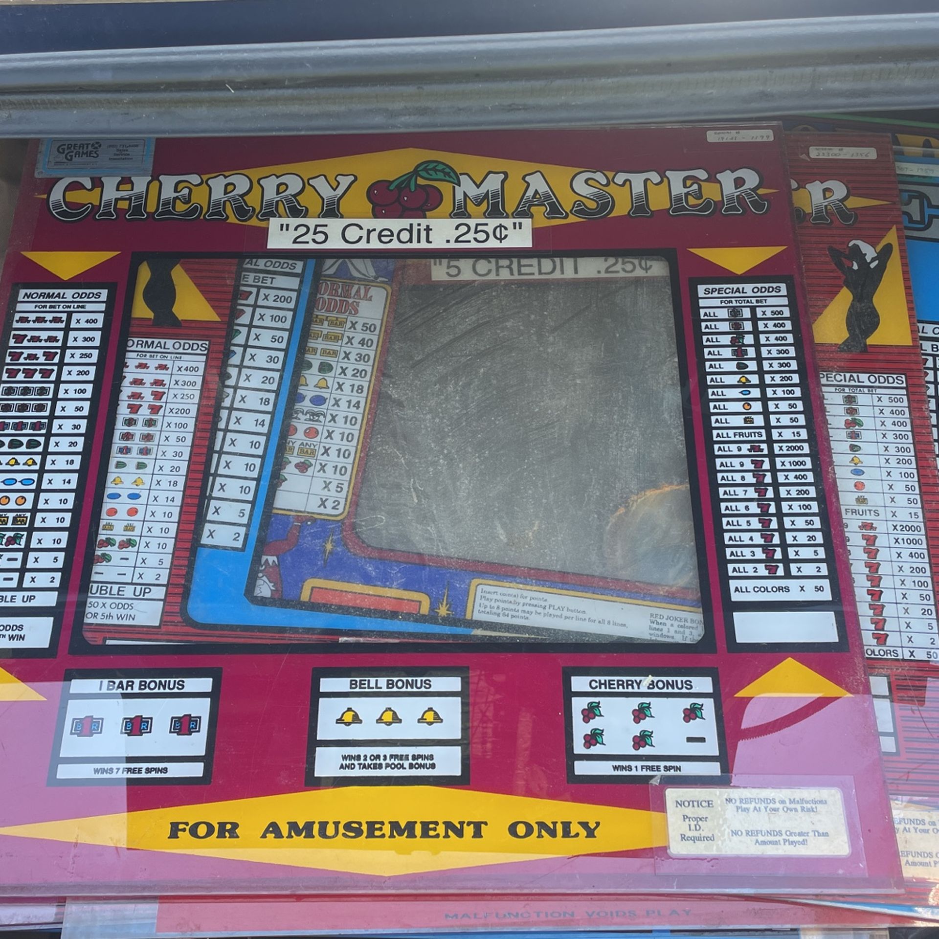 Poker Machine Faces 