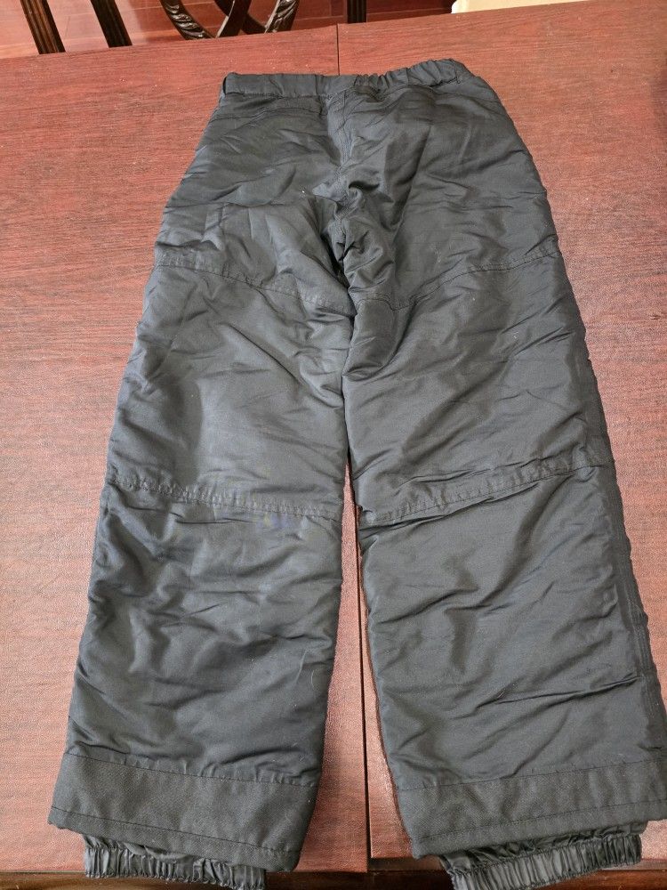 Black Insulated Snowboard Ski Snow Pants,