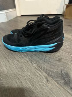 Puma MB.02 Phenom Black/Blue Atoll Size 12 Basketball Shoes
