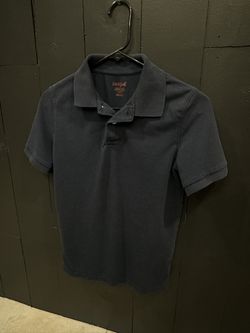 Boys Size L 12/14 Navy Uniform Polo