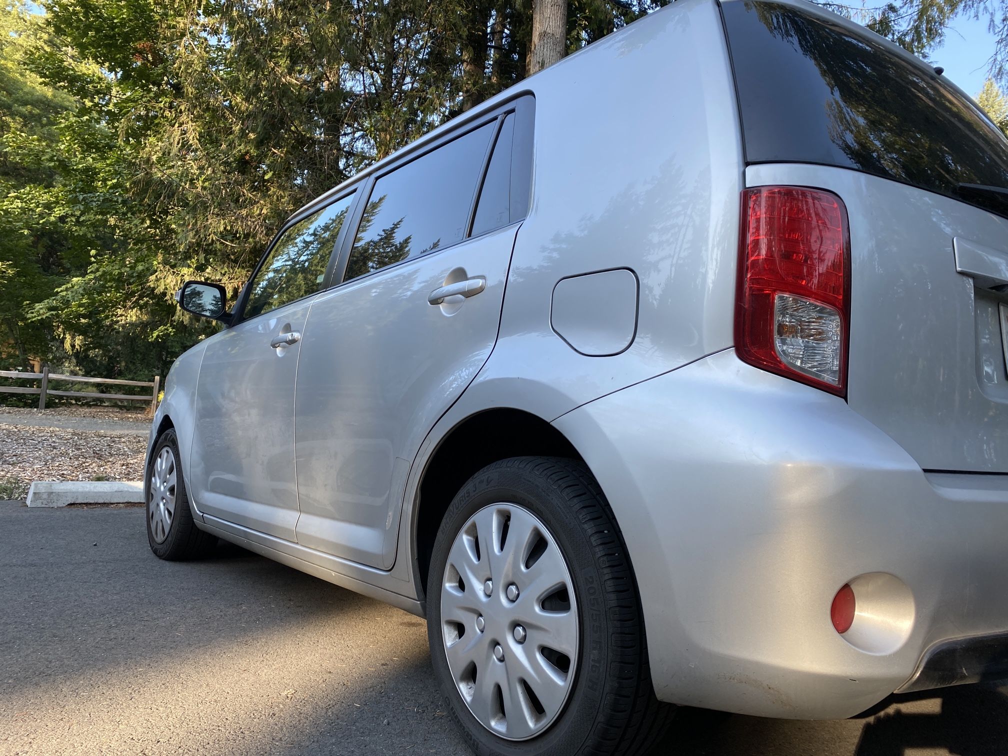 Toyota Scion, Hatchback, 4-cylinder, Made in Japan.