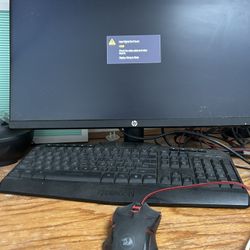  Computer Monitor And Keyboard 