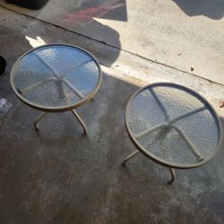 Patio end tables