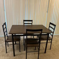 Wooden Dining Table Set 