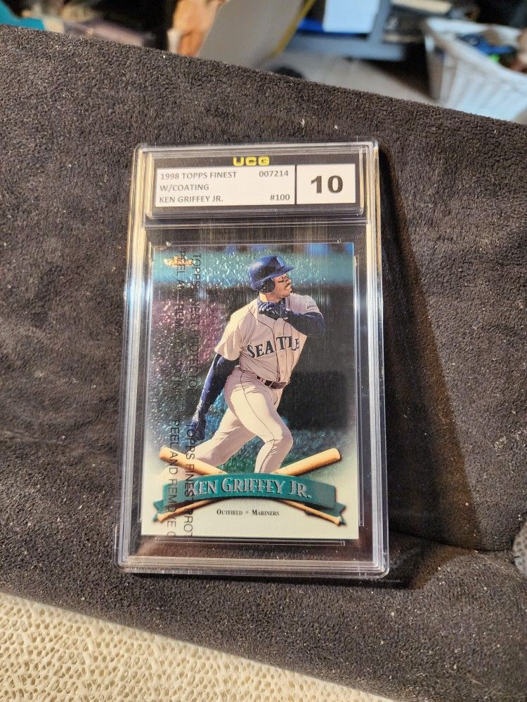 1998 Topps Finest Ken Griffey Jr. #100 UCG GEM MINT 10 HOF