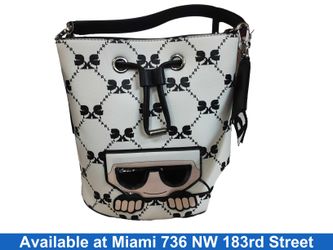 Karl Lagerfeld Maybelle Lh1e46aq White Purse / Handbag