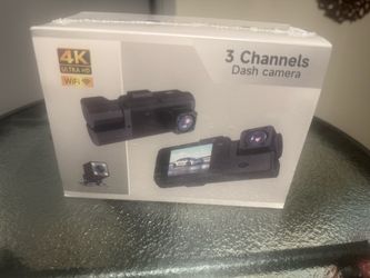 4K Ultra HD 3-Channel WiFi Dash Camera
