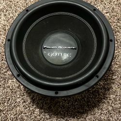 12 in Acoustik GOTHIC sub 1800 peak 900 rms 