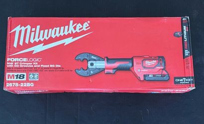 Milwaukee M18 Force Logic 6T Crimper Kit 2678-22BG