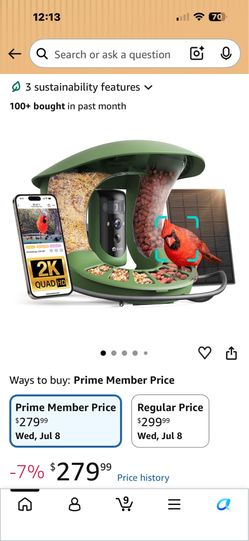 BIrdfy bird feeder camera