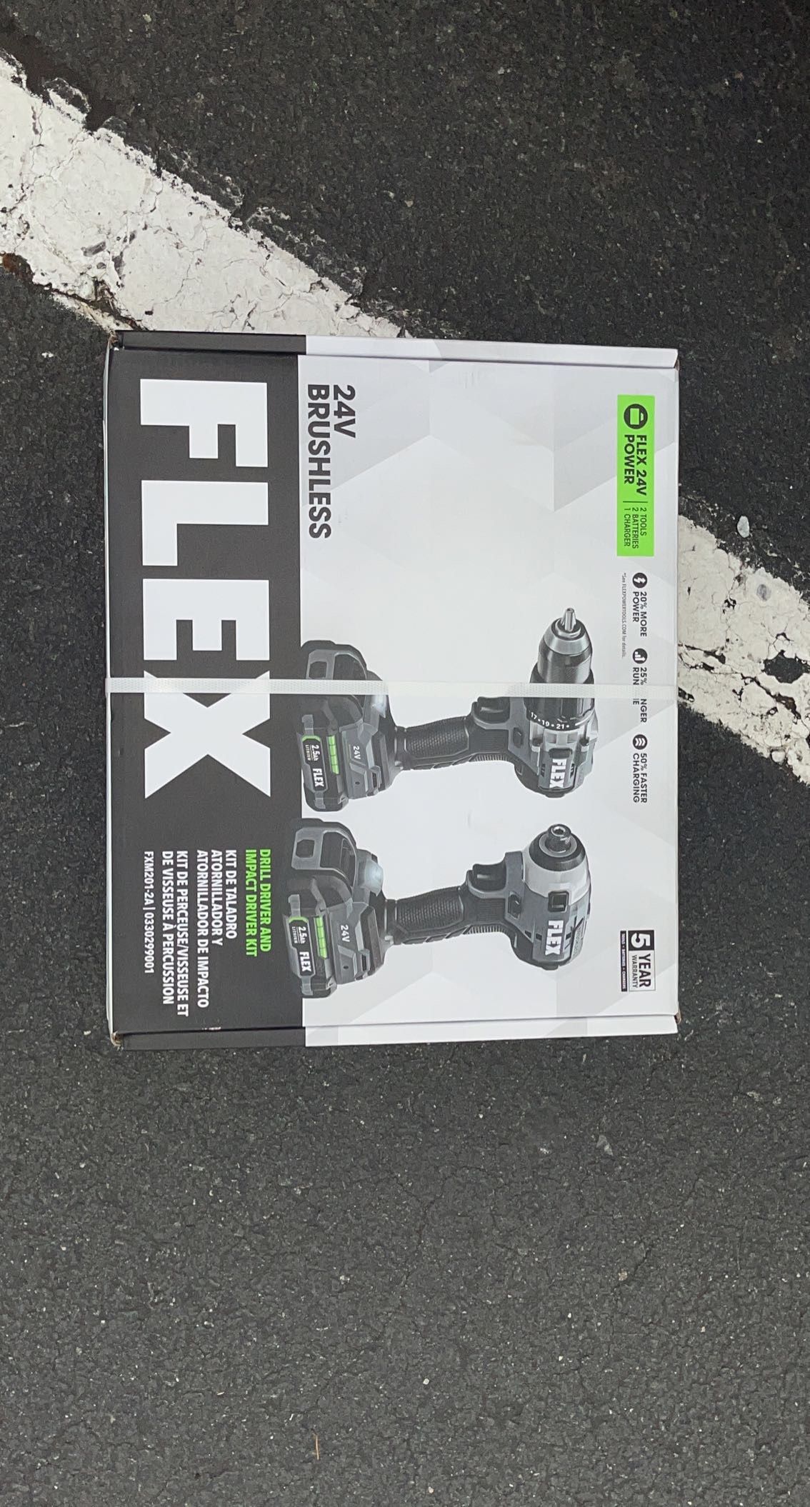 FLEX 24v Brushless Drill Driver And Impact Driver Kit