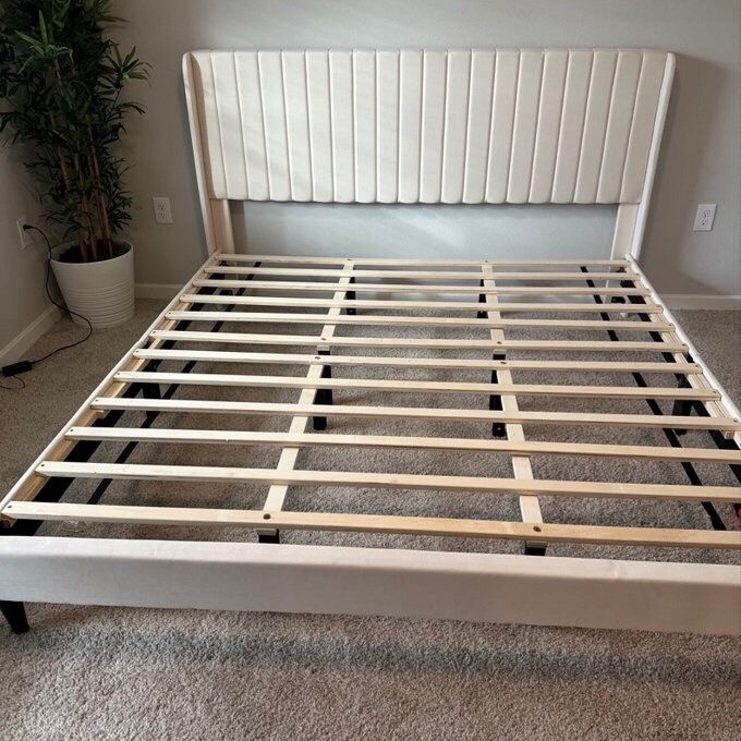 Contemporary Twin Full Queen King Bed | Bed frame Setup and mattress