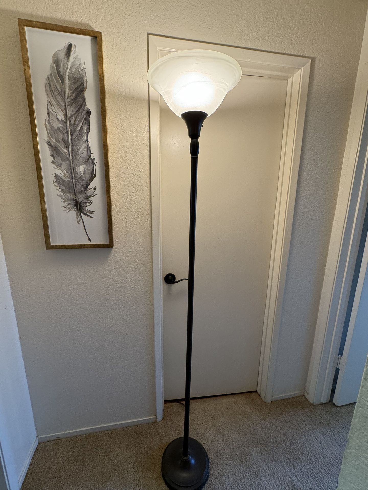 Dark Brown Floor Lamp
