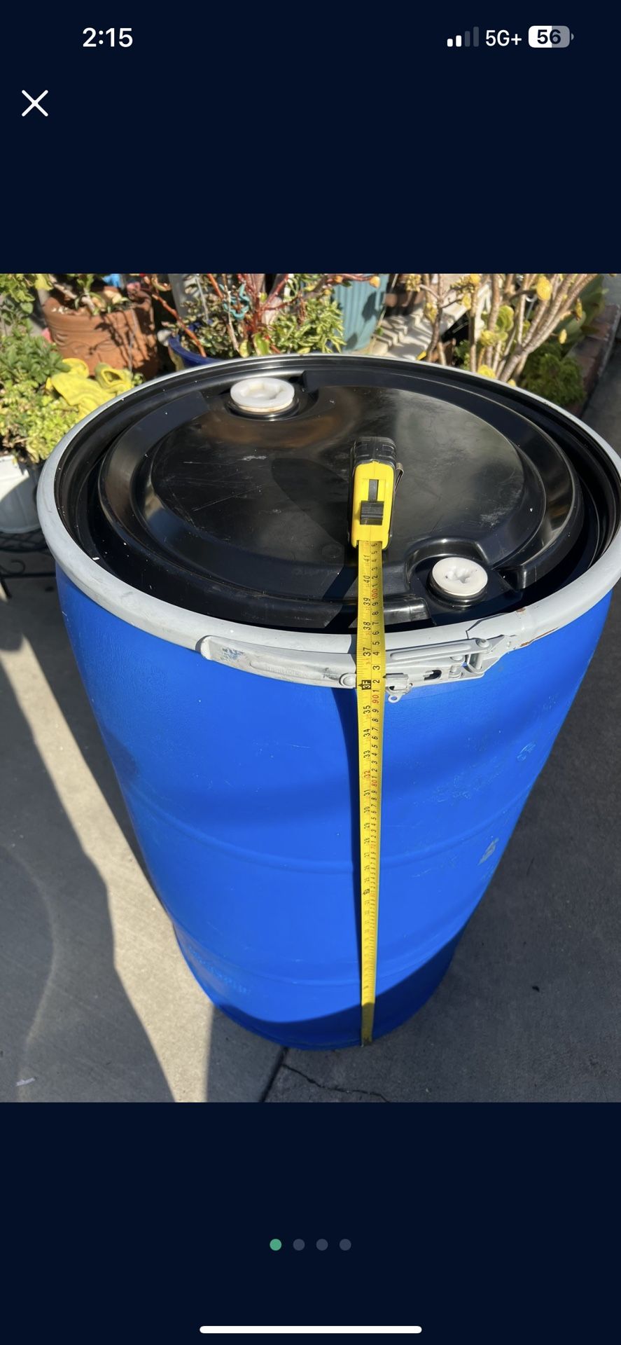 55 gallon drum open top $25 each 20 available also have brand new ones for $35 each