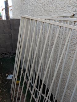 Iron pool fence