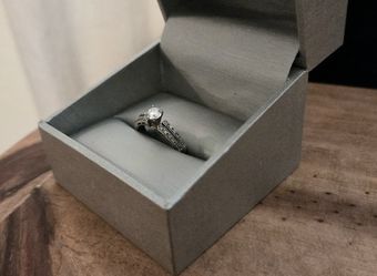 White Gold Engagement Ring