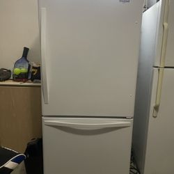 White Whirlpool Refrigerator 
