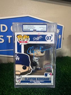 Dodgers Clayton Kershaw Signed Funko