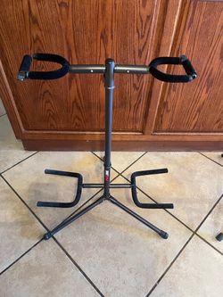 Proline brand adjustable dual guitar stand