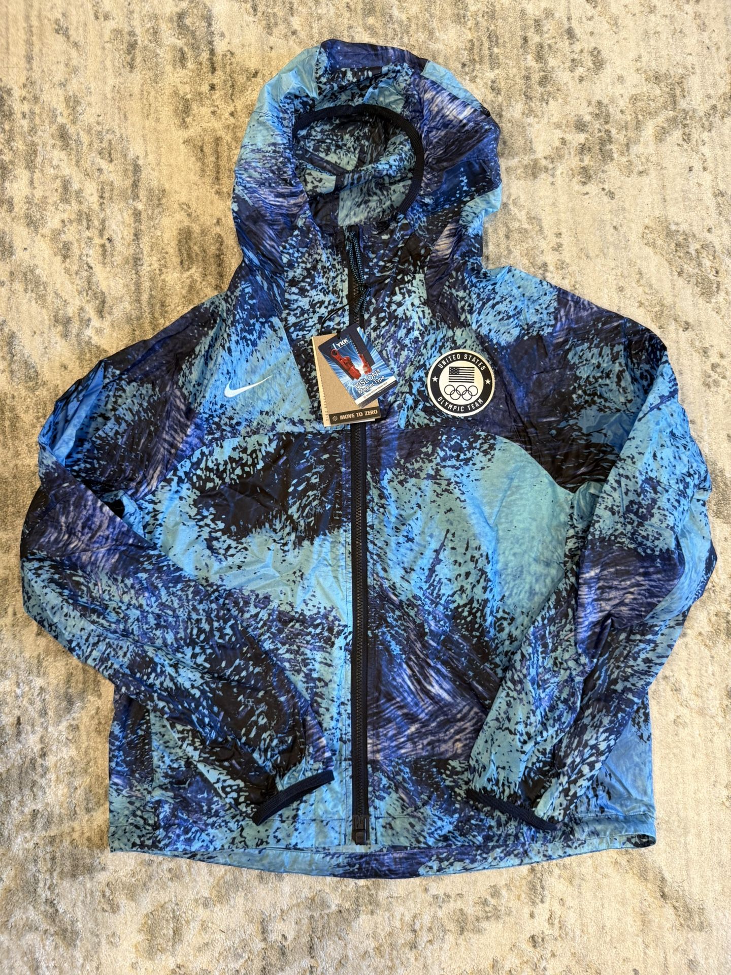 Nike ACG Olympic Team USA Cinder Cone Windbreaker Jacket sz M FN4429-405 $145