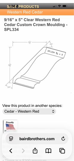 Crown moldings