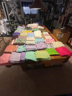 A lot of Flannel Fabric