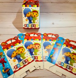 Pocoyo favor boxes