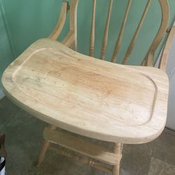 Wooden High Chair 