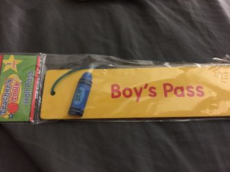 Boy's Hall Pass