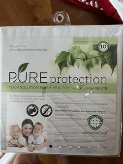 Pure Protection Premium Mattress Protector Brand New Size Twin 
