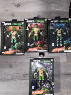 NECA FORTNITE TMNT lot