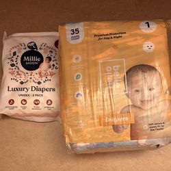 Millie Moon and Hello Baby Luxury Diapers