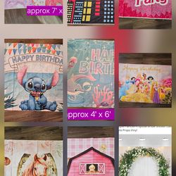 Backdrops Decorations for Kid's Birthday
